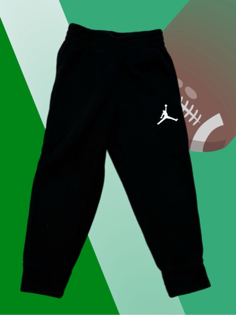 Jordan Boys Black Jumpman Fleece Jogger Sweatpants Size 4T